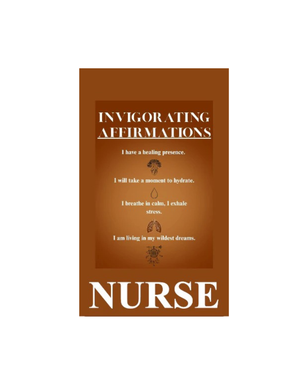 Invigorating Affirmation Badge (BROWN)